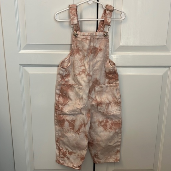 Zara Bottoms Zara Toddler Girl Overalls Pink Poshmark